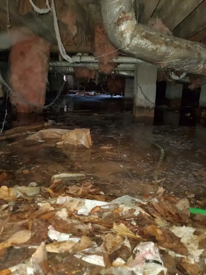 Crawl space flood assessment for Commercial Water Damage Restoration in Richfield